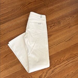 7 for all mankind size 26 white jeans